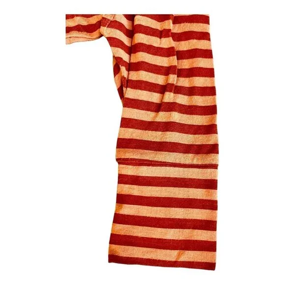 Kate Quinn Classic Panda Pant, Orange Stripe Baby Joggers, Size 12-18 M - Picture 4 of 5